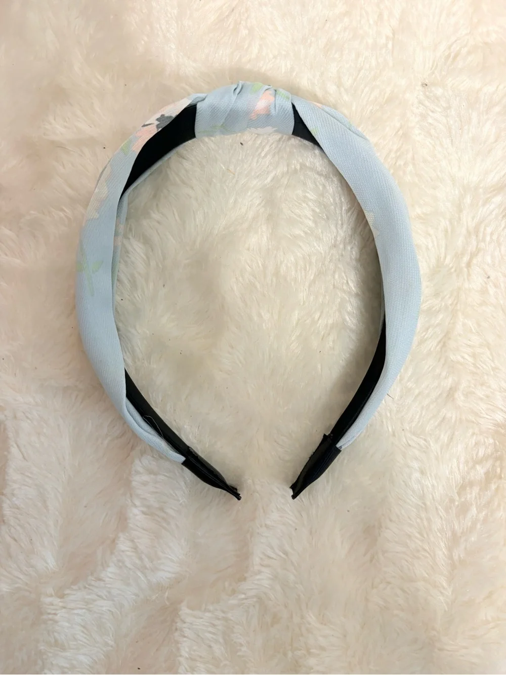 Light Blue Knotted Headband
